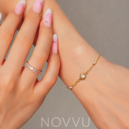 Bratara Medalion Placata cu Aur 18k