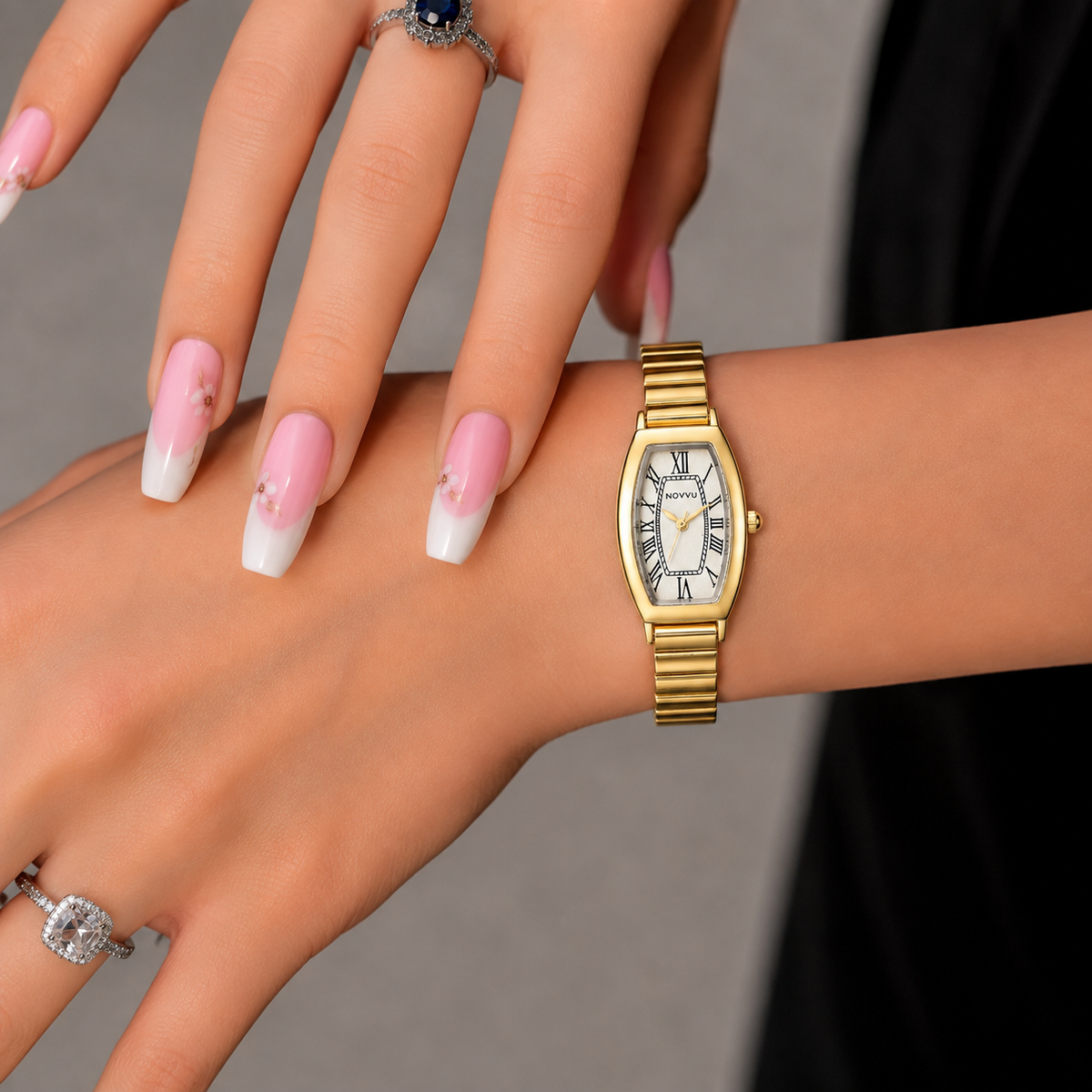 Ceas Vintage Celia Gold Reglabil