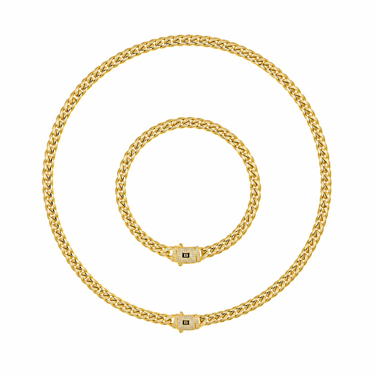 Set Monaco 6mm Placat cu Aur
