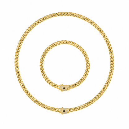 Set Monaco 6mm Placat cu Aur