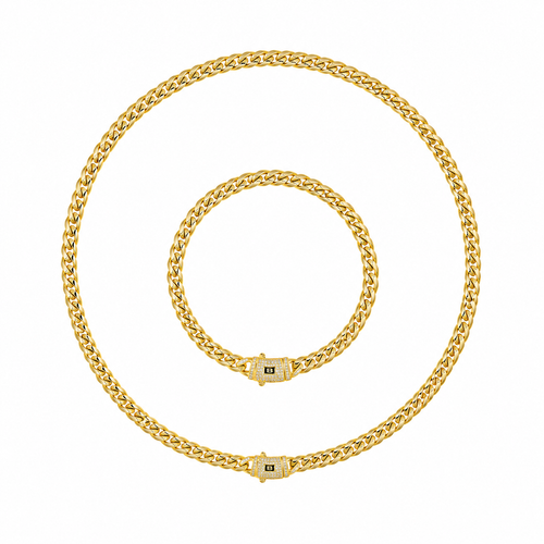 Set Monaco 6mm Placat cu Aur