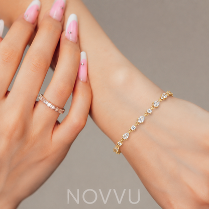 Bratara Love Placata cu Aur 18k