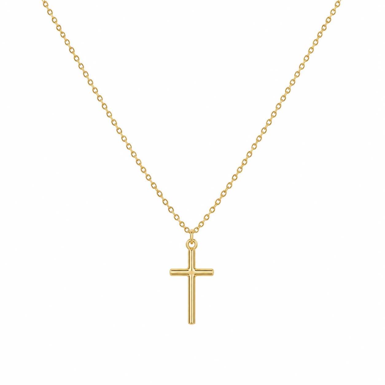Colier Cruce Gold cu Aur
