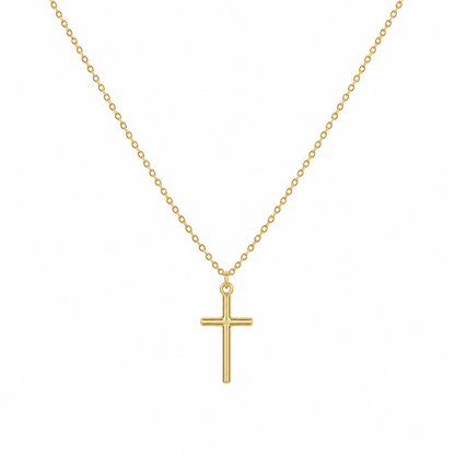 Colier Cruce Gold cu Aur