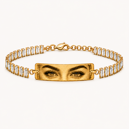 Bratara Personalizata Eyes Mystic Gold