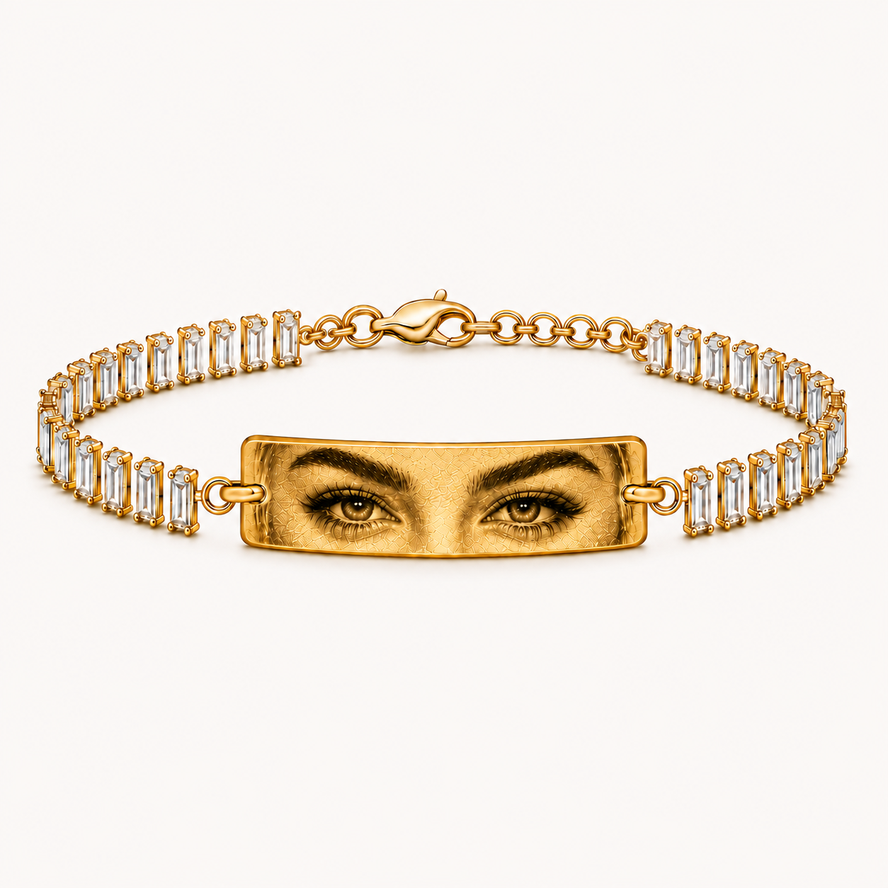Bratara Personalizata Eyes Mystic Gold