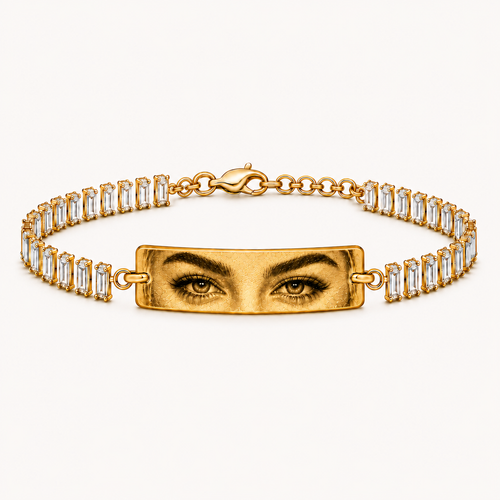 Bratara Personalizata Eyes Mystic Gold