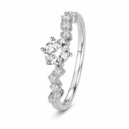Inel Crystal Silver cu Argint Reglabil