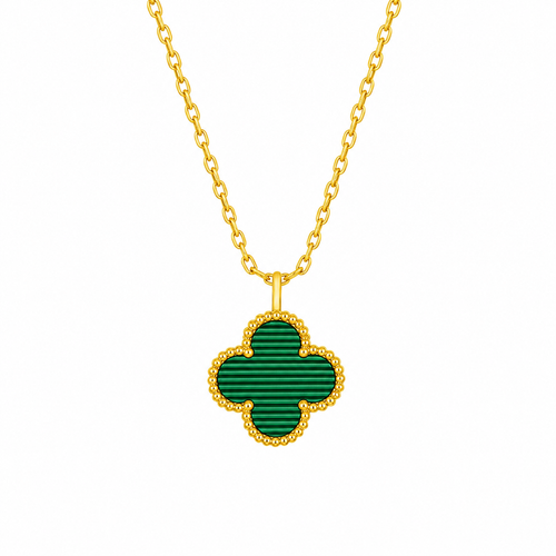 Colier Van Luxy Green Gold