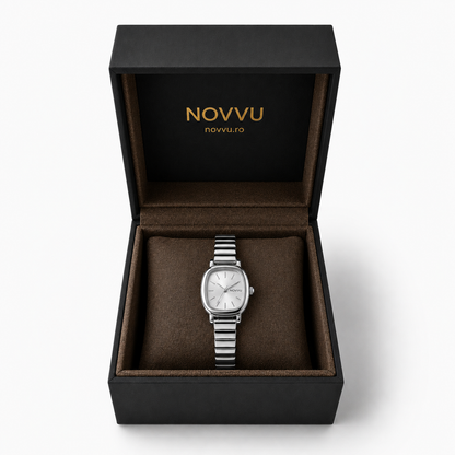 Ceas Vintage Monalisa Silver Reglabil