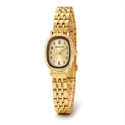 Ceas Vintage Noir Gold