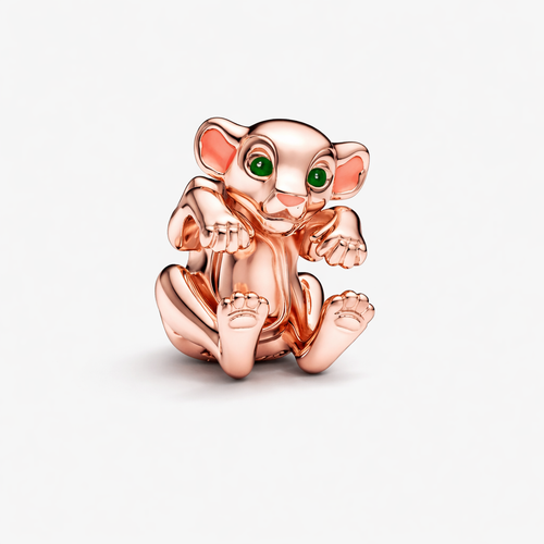 Talisman Pandantiv Pantera Rosé Cu Argint