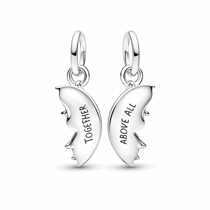 Talisman Pandantiv Aripi Fluture Cu Argint