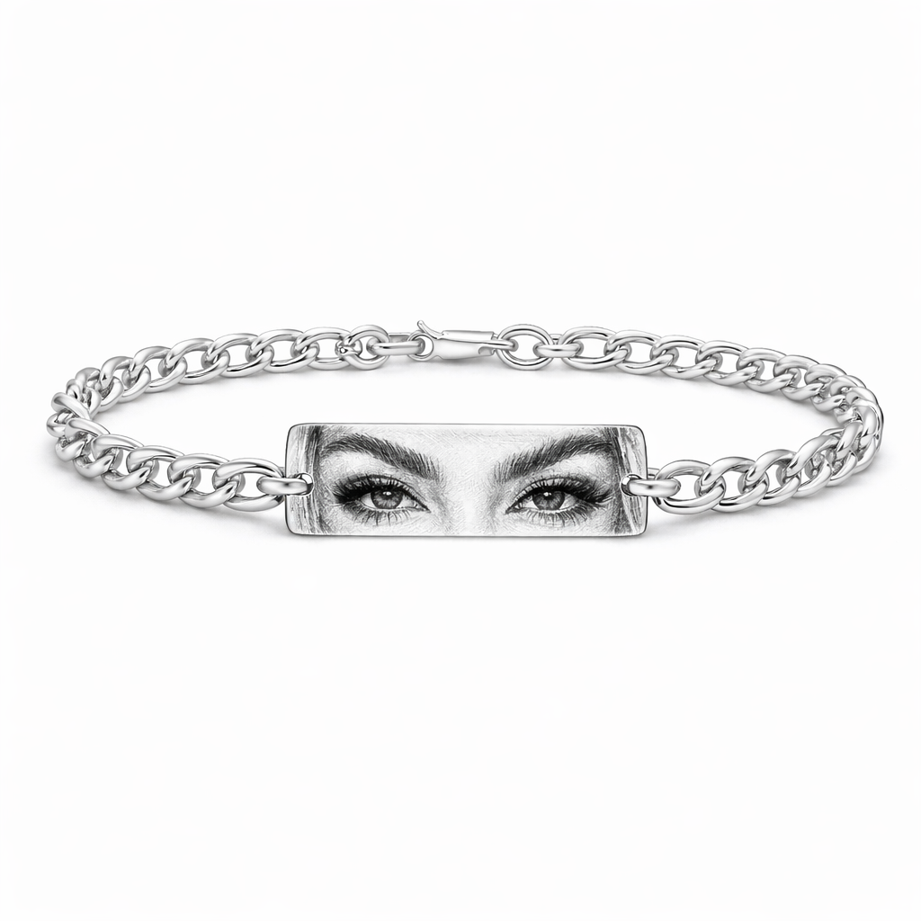 Set 2 Bratari Personalizate Eyes cu Argint