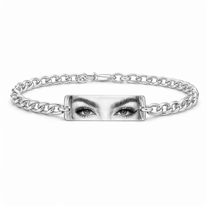 Set 2 Bratari Personalizate Eyes cu Argint
