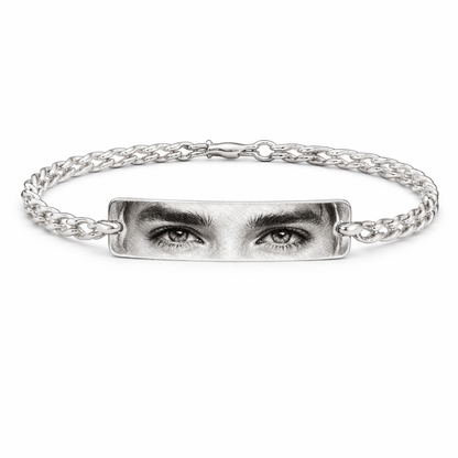 Set 2 Bratari Personalizate Eyes cu Argint