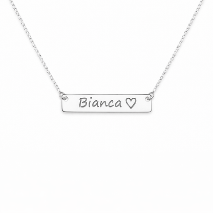 Colier Personalizat Nume cu Argint