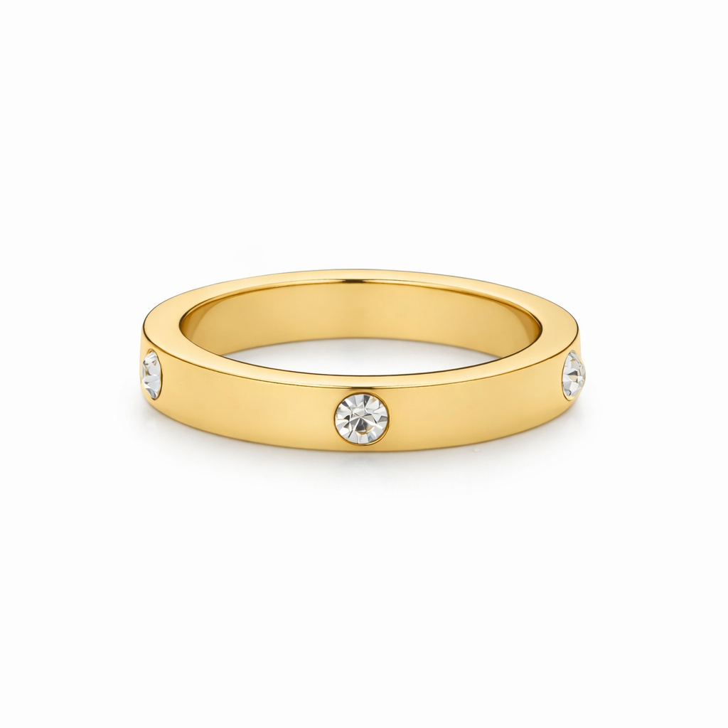 Inel Luxury Placat cu Aur 18k