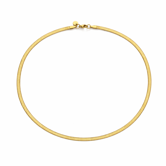 Colier Snake Placat cu Aur 18k