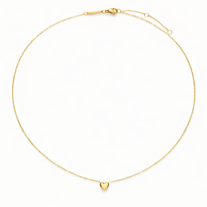 Colier Inima Placat cu Aur 18k