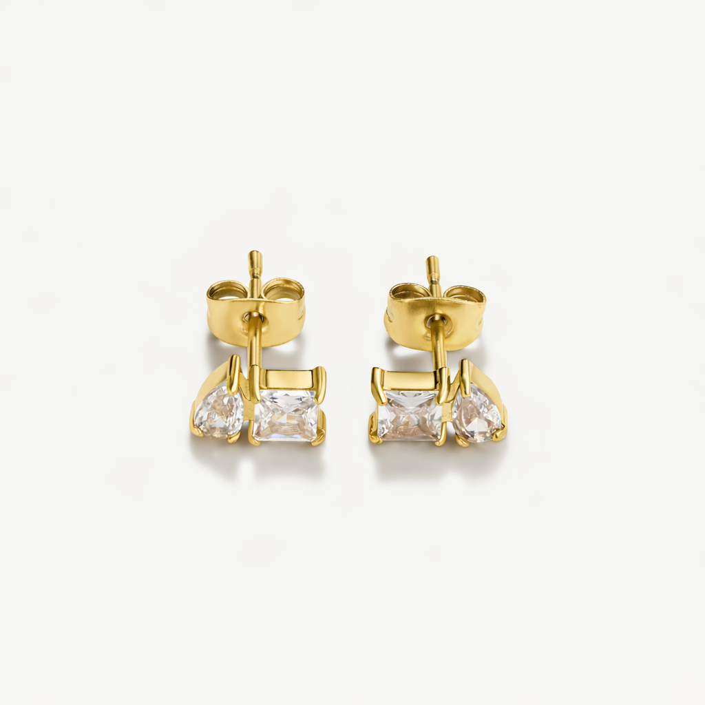 Cercei Tennis Placati cu Aur 18k