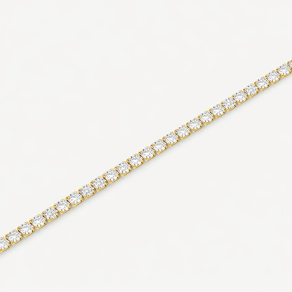 Bratara Tennis Placata cu Aur 18k
