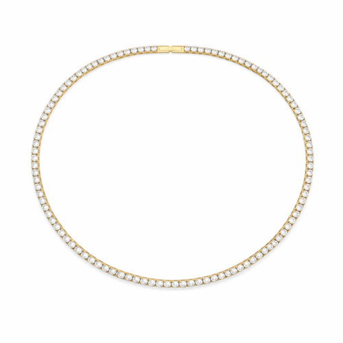 Colier Tennis Placat cu Aur 18k