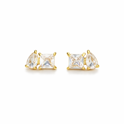 Cercei Tennis Placati cu Aur 18k