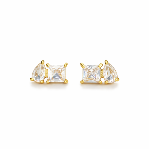 Cercei Tennis Placati cu Aur 18k