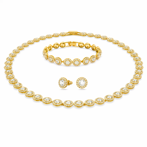 Set Angel Gold Brățară+Colier+Cercei Cadou