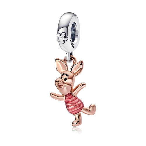Talisman Pandantiv Purceluș Disney Winnie the Pooh Cu Argint