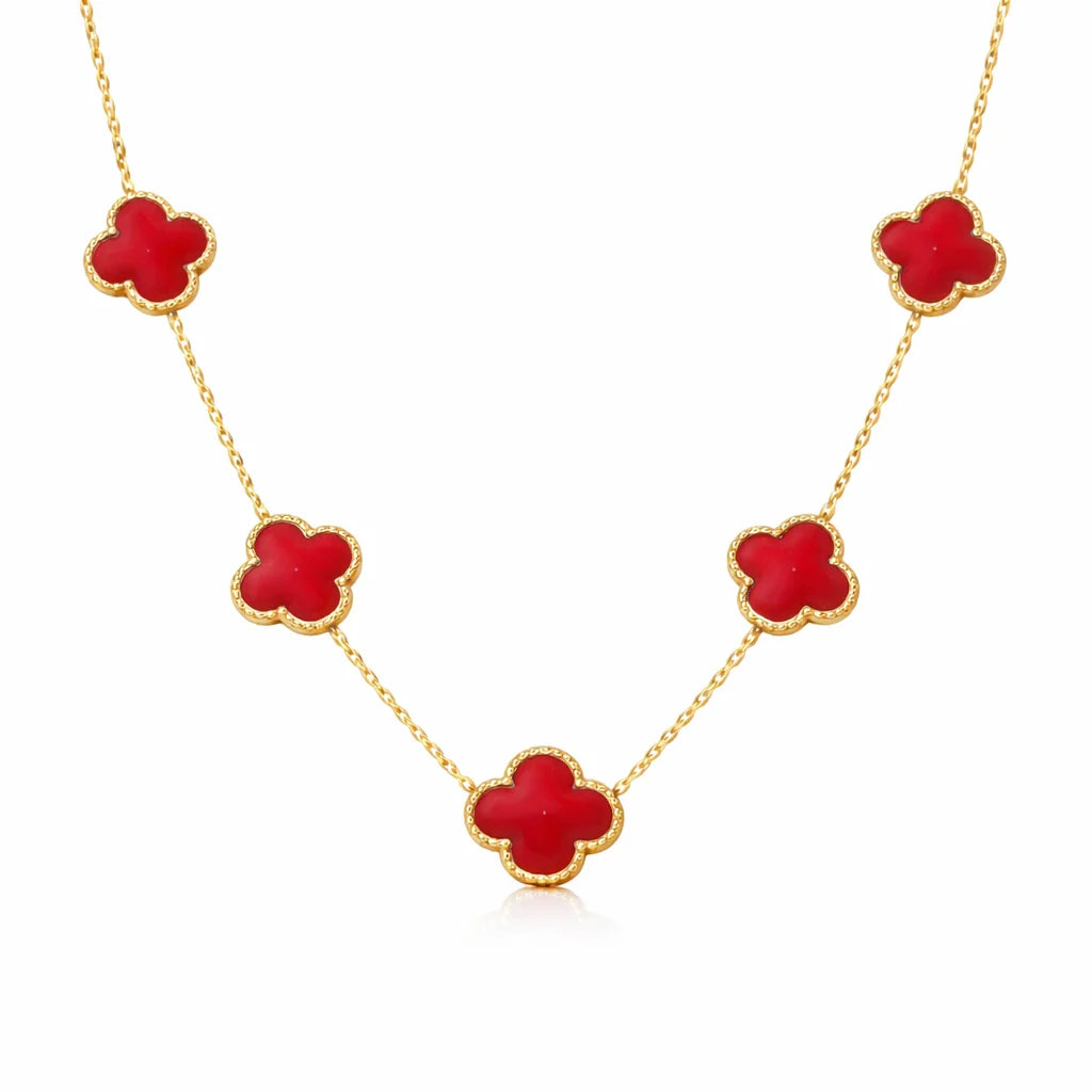 Colier Van Luxy Red Gold