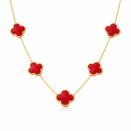 Colier Van Luxy Red Gold