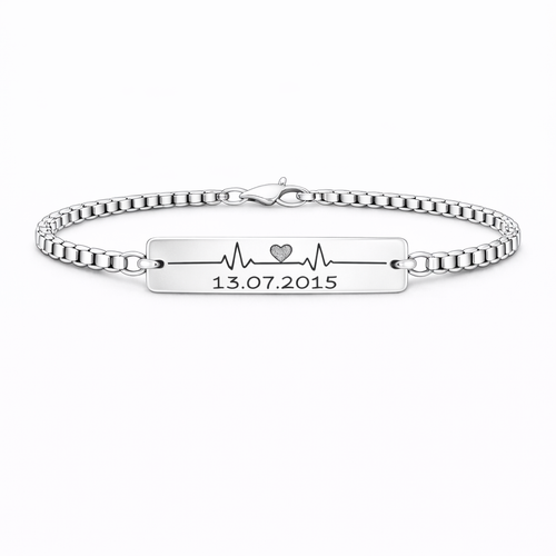 Bratara Personalizata Puls cu Argint