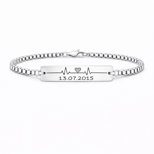 Bratara Personalizata Puls cu Argint