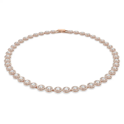Set Angel Brățară+Colier+Cercei Cadou Rose Gold