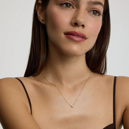 Colier Inima Placat cu Aur 18k