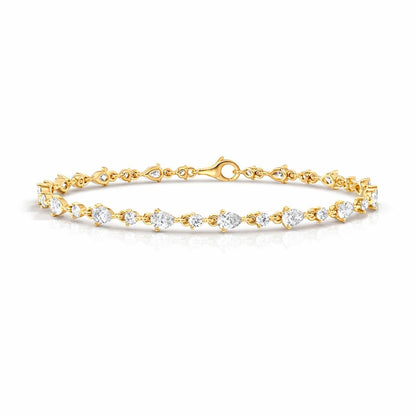 Bratara Love Placata cu Aur 18k