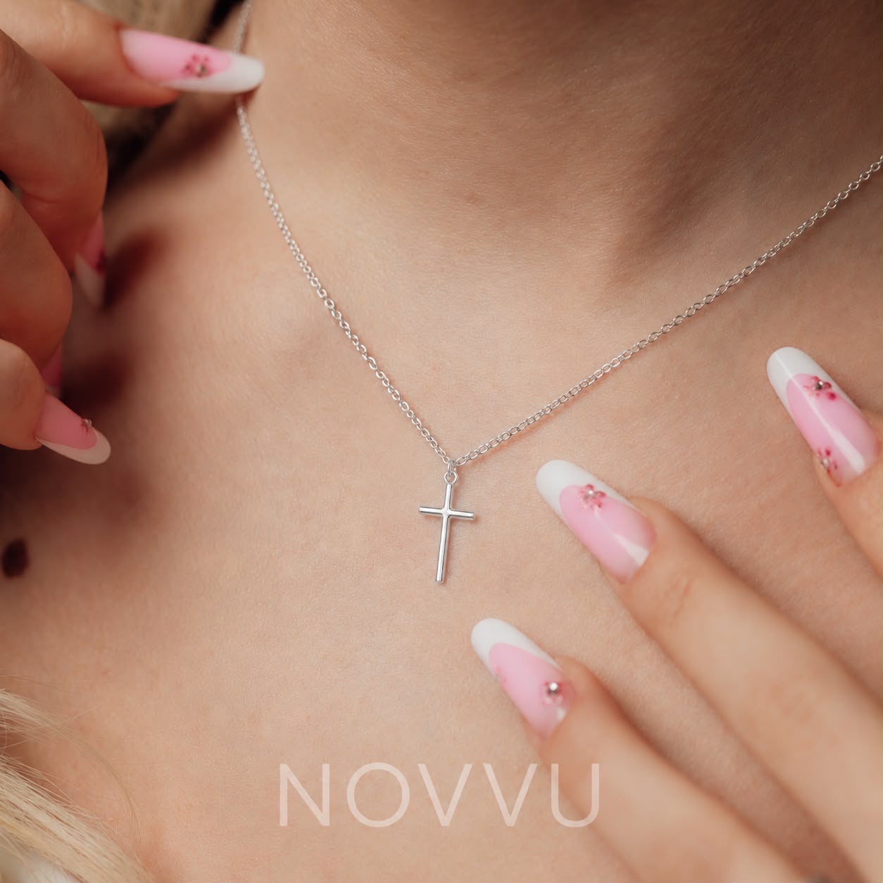 Colier Cruce Silver cu Argint