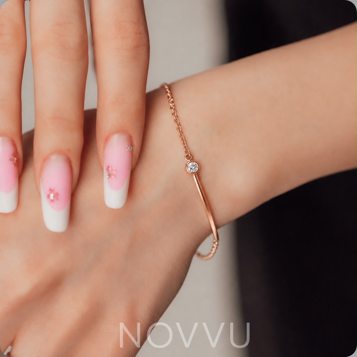 Bratara Clasique Rose cu Argint