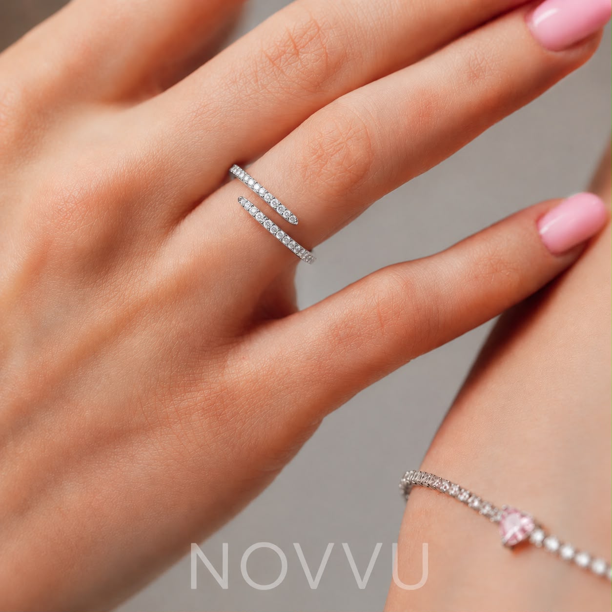 Inel Sway Silver cu Argint Reglabil