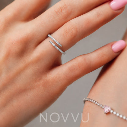 Inel Sway Silver cu Argint Reglabil