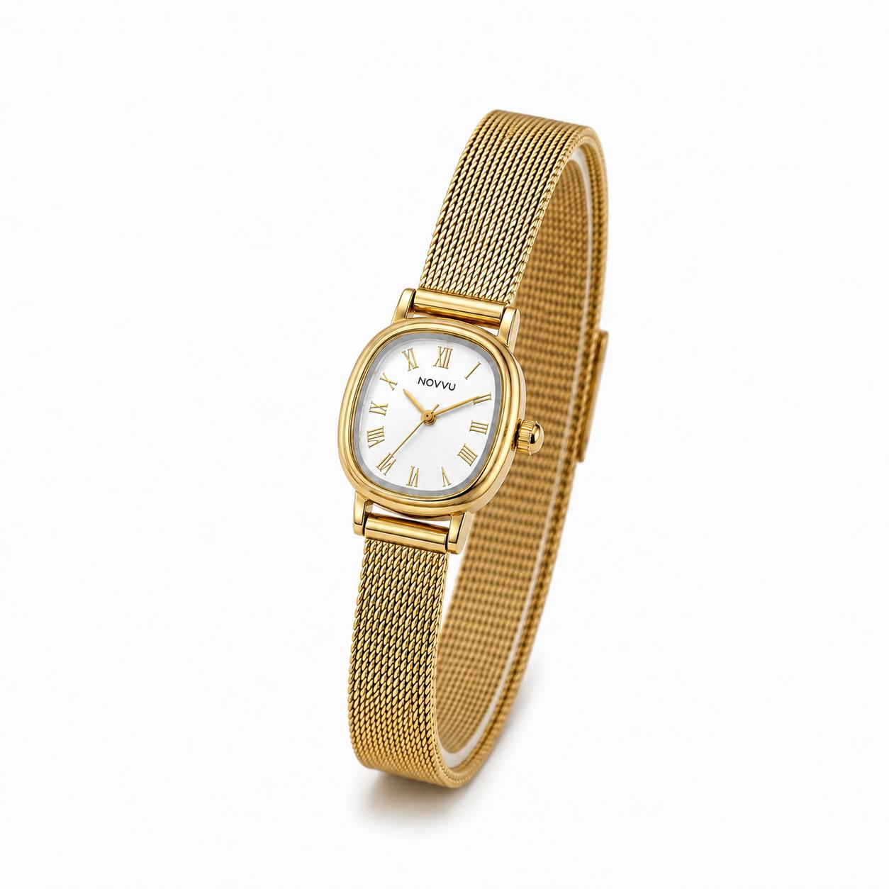 Ceas Vintage Love Gold Reglabil