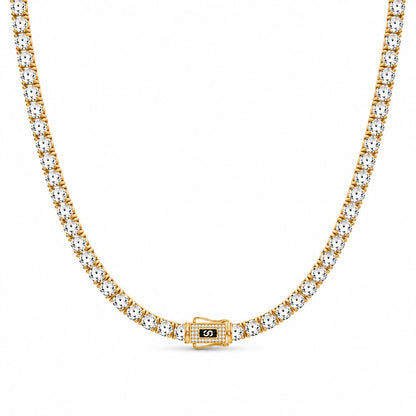 Colier Monaco Tennis Gold cu Aur 6MM
