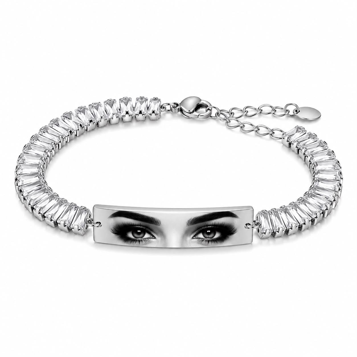 Bratara Personalizata Eyes Mystic Silver cu Argint