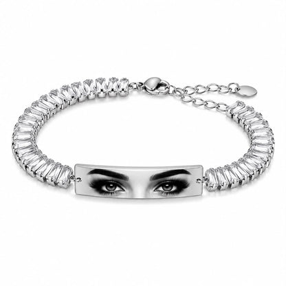 Bratara Personalizata Eyes Mystic Silver cu Argint