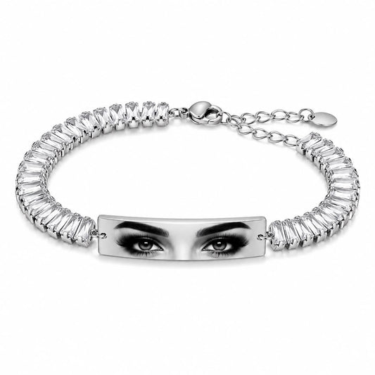 Bratara Personalizata Eyes Mystic Silver cu Argint