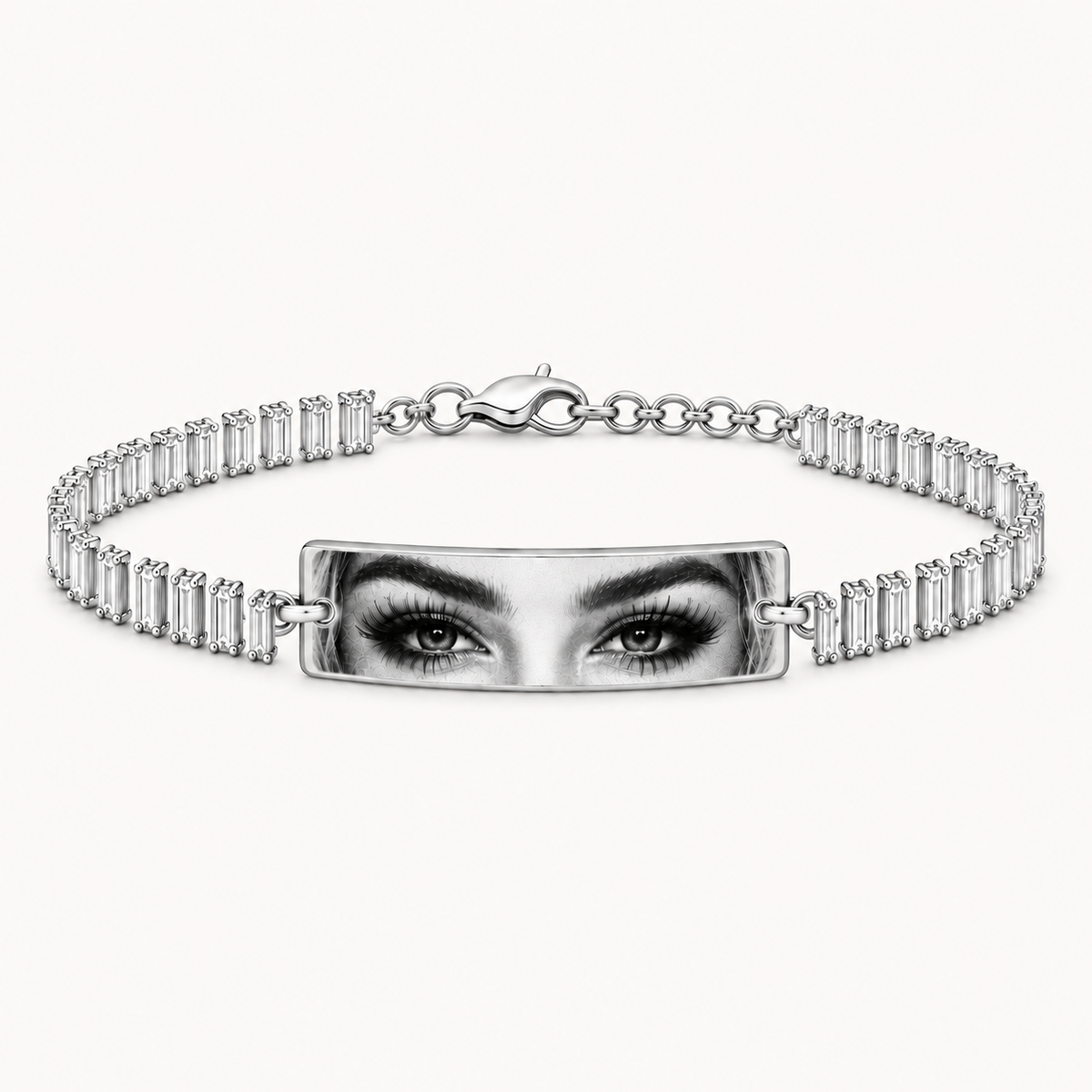 Bratara Personalizata Eyes Mystic Silver cu Argint