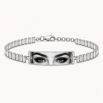 Bratara Personalizata Eyes Mystic Silver cu Argint