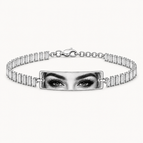 Bratara Personalizata Eyes Mystic Silver cu Argint